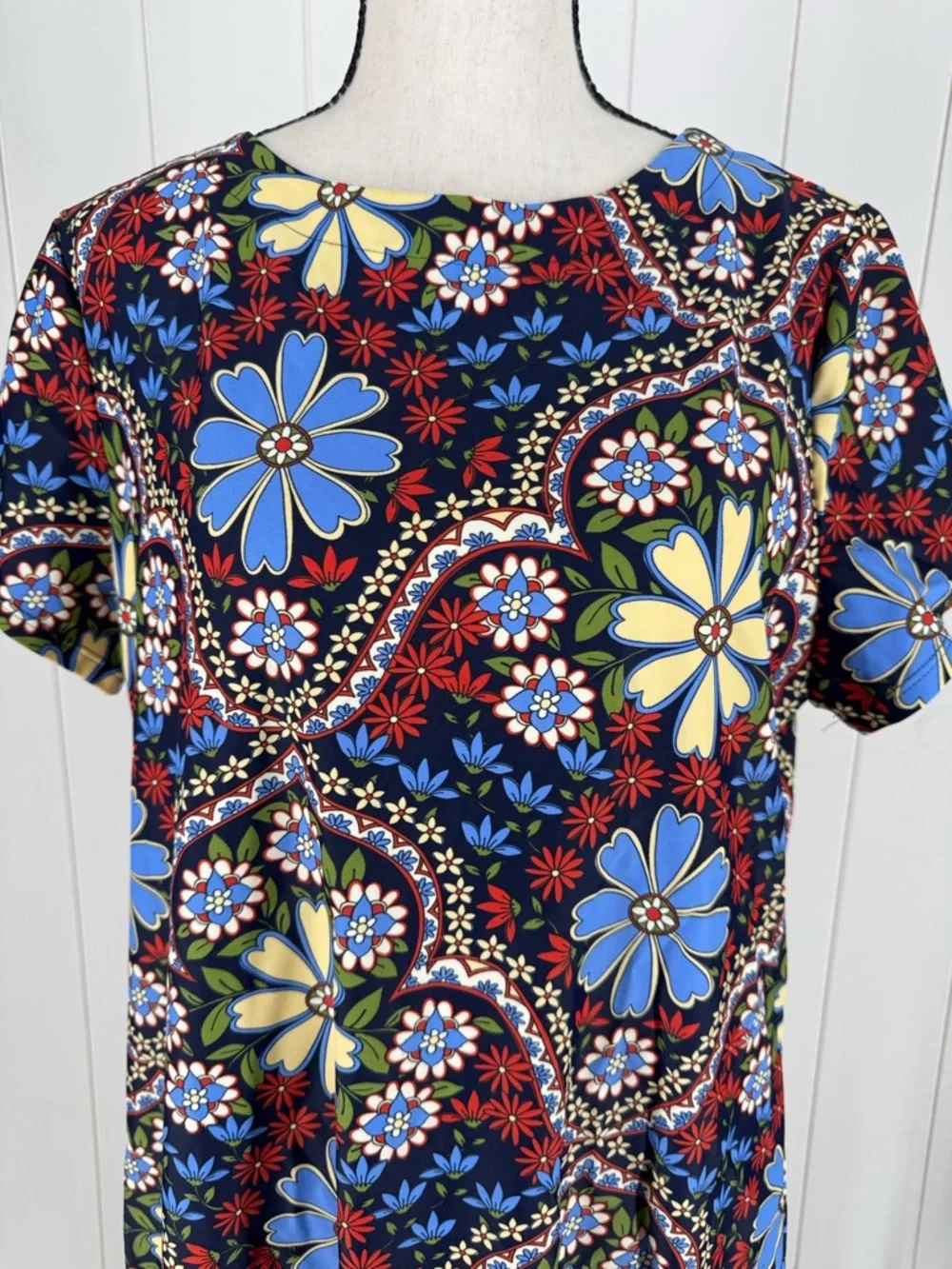 Jude Connally Ella Dress in Felicity Floral Short Sleeve Dress‎ Size M